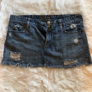 Abercrombie & Fitch blue jean skirt